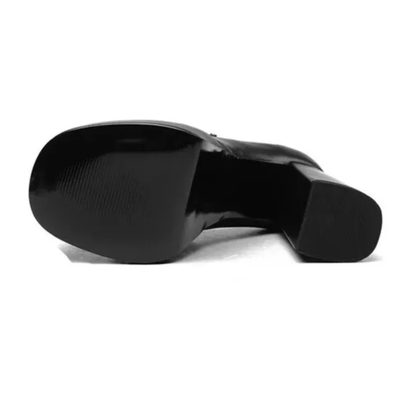 Brand Women High Heels 2024 Platform Shoes Women Pumps Office Lady Chunky Shoes Punk Gothic Y2K JK Shoes Loafer Female Size35-43