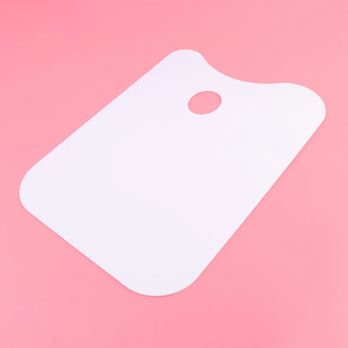 Ergonomic Handheld Plastic Color Mixing Palette for Artists Students Children DIY Painting Watercolor Art