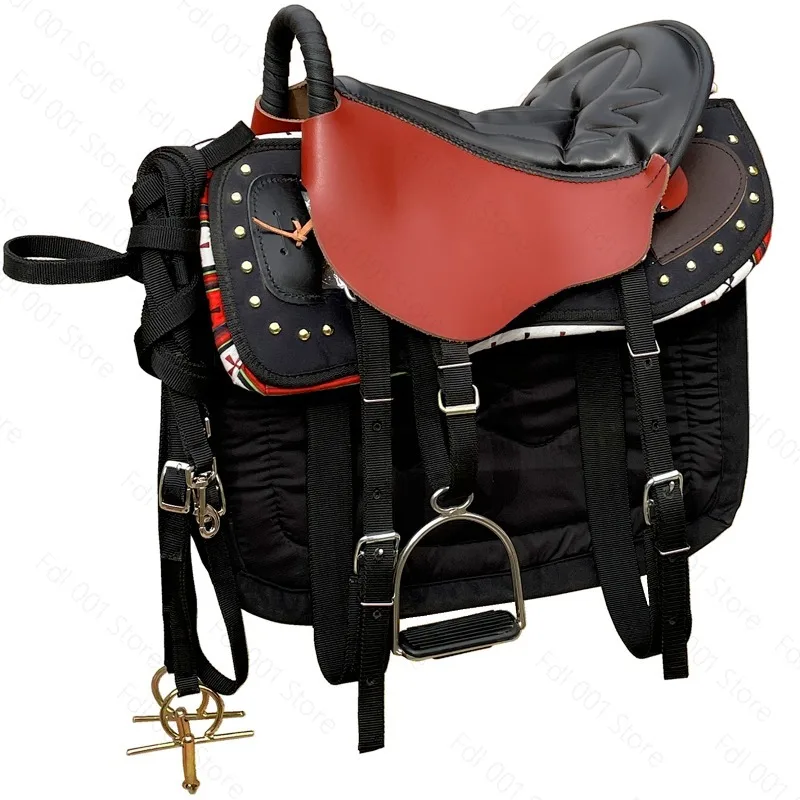 Large Saddle Full Set Of Mongolian Saddle And Horse Gear New Cowhide Saddle Fine Equestrian Supplies