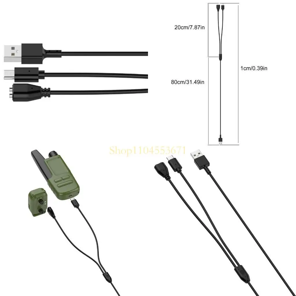 

Best Seller 1m USB Charging Cable Cord Power Wire with USB C Output Port for Delupet DT66 DT67 DT68 Dog Training Collar