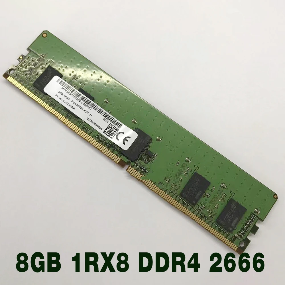 

1 pcs For MT MTA9ASF1G72PZ-2G6D 8G PC4-2666V-RD1-11 RDIMM Server Memory Fast Ship High Quality 8GB 1RX8 DDR4 2666