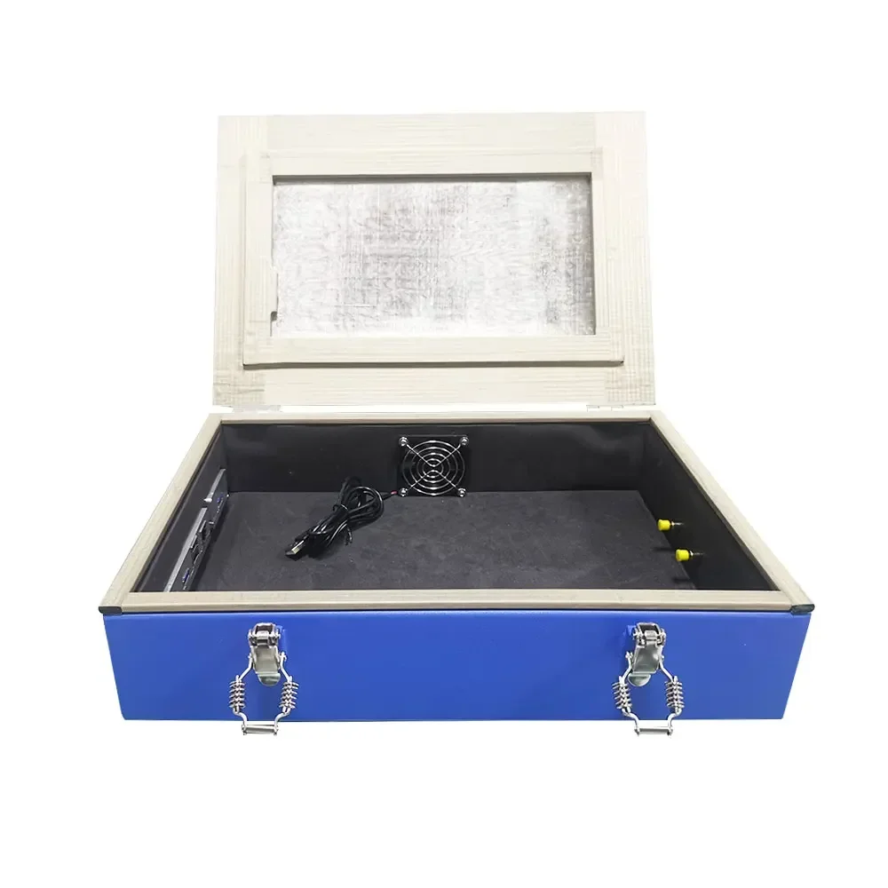 Isolating visible window 80dB 0.8~6GHZ shield box suppliers Manual WIFI Emi manual shielding box for rf wireless test