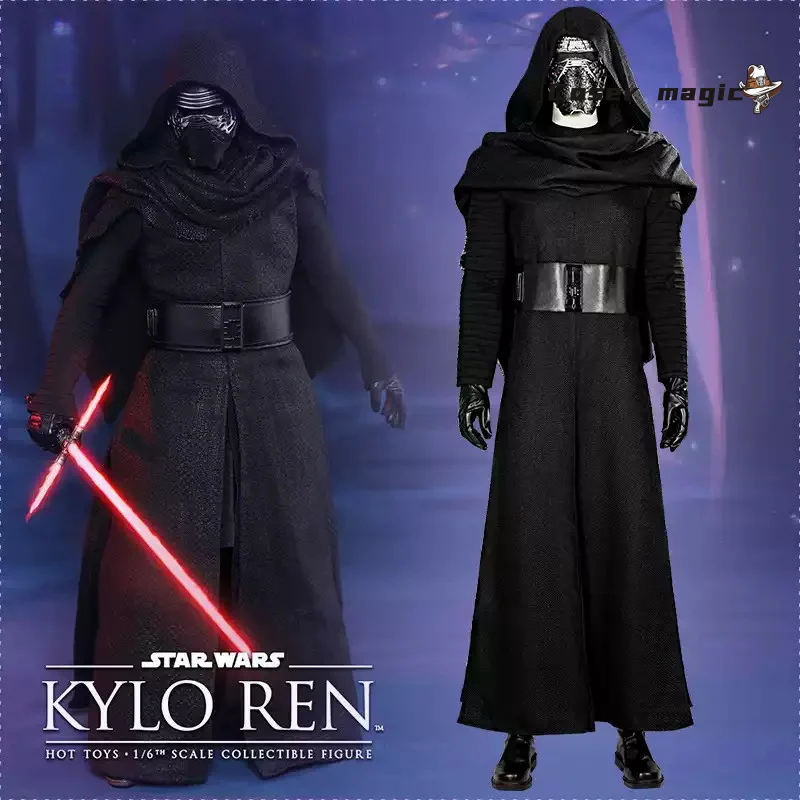 Kylo Ren/Ben Solo Косплей Костюм Униформа Хэллоуин Карнавал Вечеринка Рождественская игра Ролевая одежда Одежда