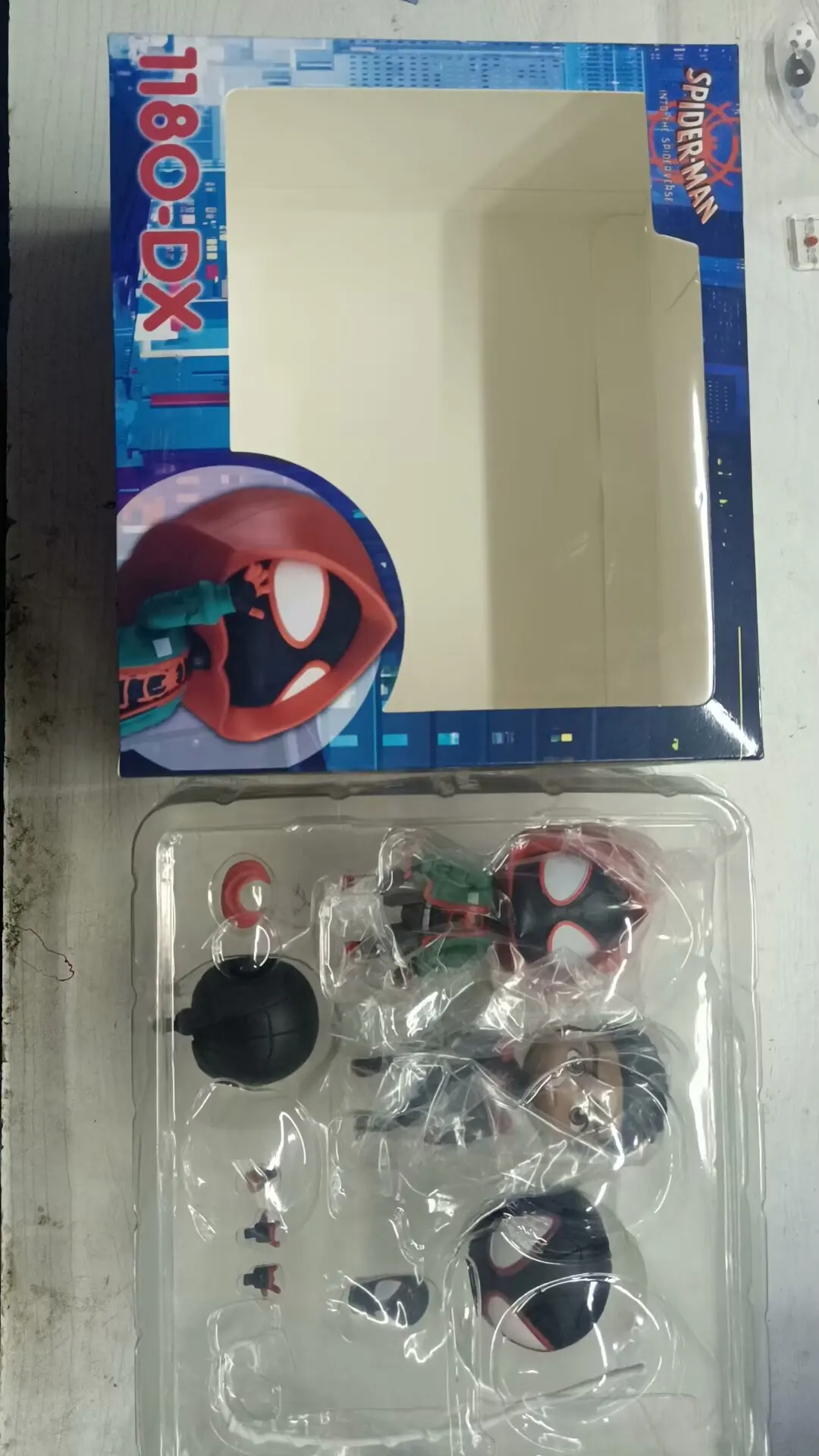 Marvel The Avengers Spider-Man: Into The Spider-Verse Miles 1180-DX PVC Action Figures Collection Model Kids Gift Toys 10cm
