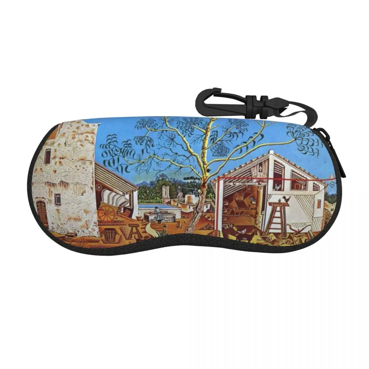 Fundas protectoras personalizadas para gafas The Farm By Joan Miro, estuche para gafas de sol a la moda, bolsa para gafas de arte abstracto