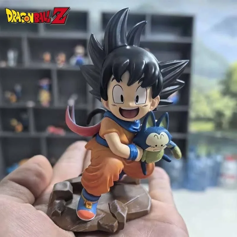 9/11/15cm Dragon Ball Figures Gk Cute Son Goku Kids Son Gohan Action Figures Puar Childhood Pvc Anime Collection Model Toys Gift