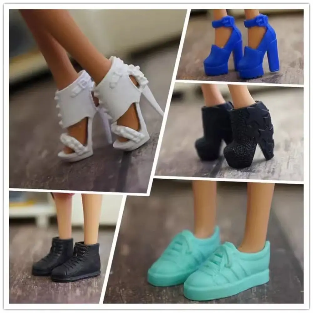 New Quality 1/6 Doll Shoes 30cm Original Super Model Boots 10 Styles Figure Doll Sandals Doll Accessories