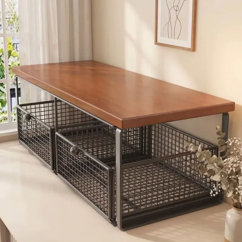 Multi Layer Pull Out Desktop Storage Rack For Kitchen Countertop Dining Table Snack Tea Bag Organizer Box Household Shelf