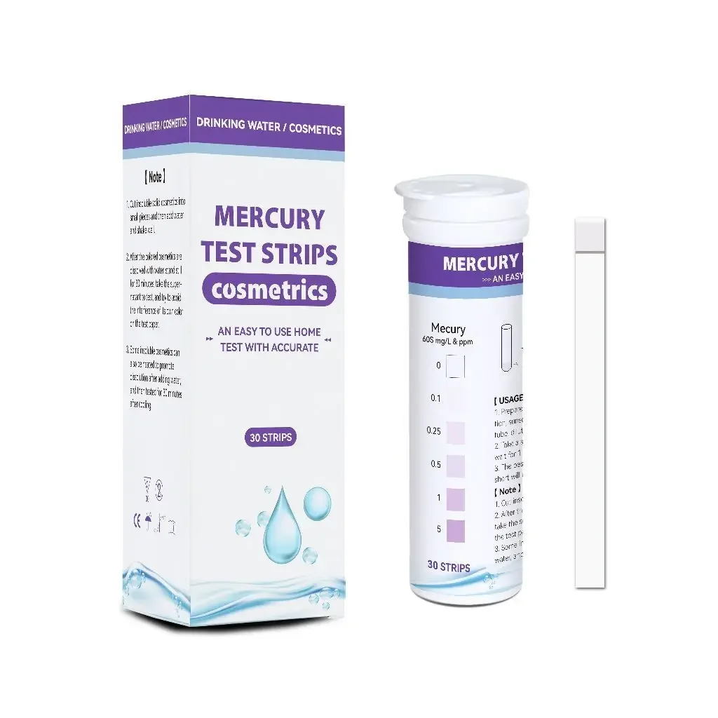 

New Product Cosmetic Mercury Test Strips Cosmetic Quality test Kit