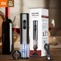 Xiaomi Youpin Electric Wine Opener Automatic Corkscrew Rechargeable Red Wine Opener One Click Bottle For Kitchen Bar Party Gift