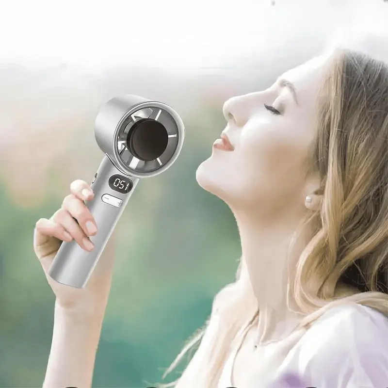 

Portable handheld fan, USB rechargeable mini fan with digital display, small electric fan for outdoor camping Iptv subscriptions