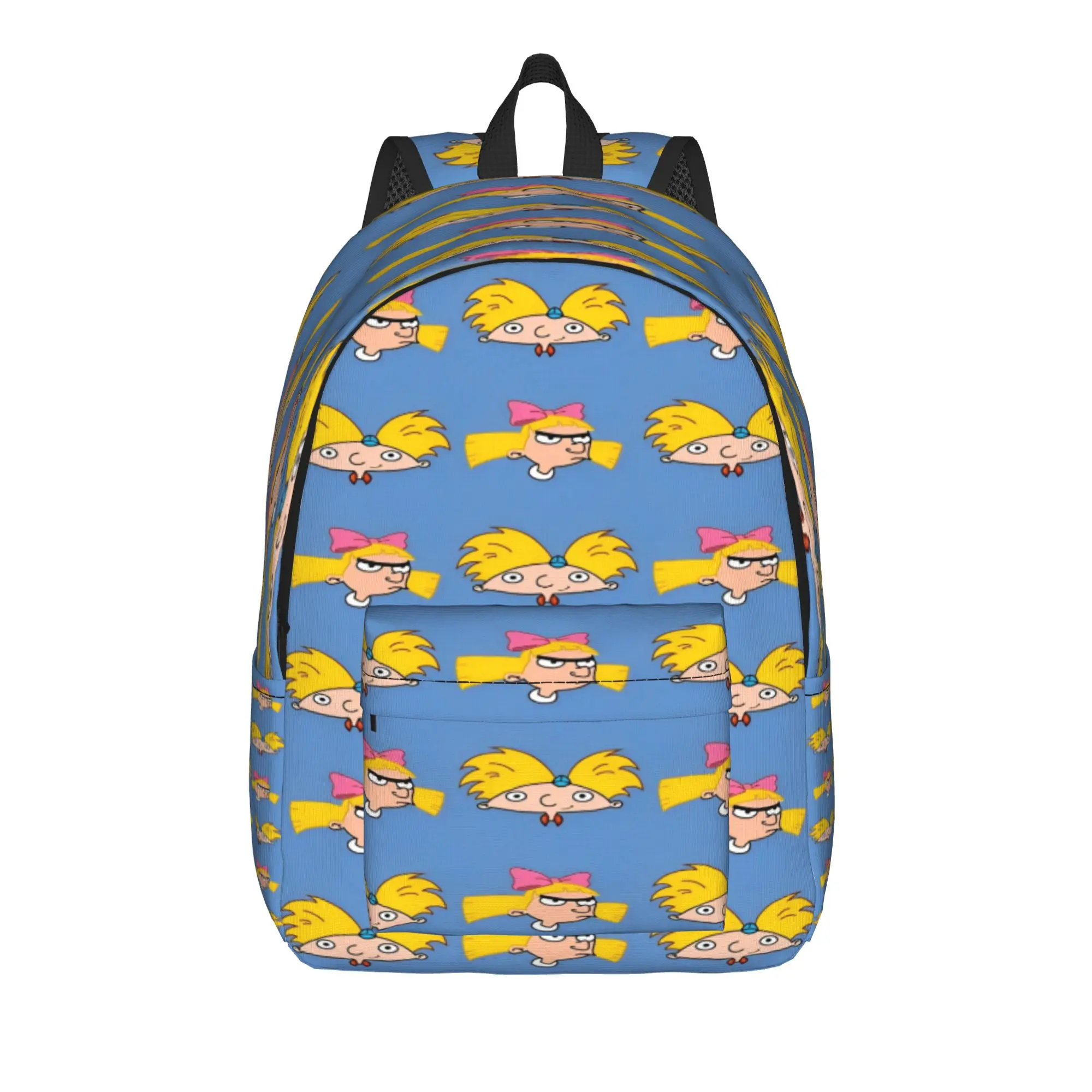 Hey Arnold Backpack Anime Kawaii Backpacks Men University Big School Bags Custom Rucksack