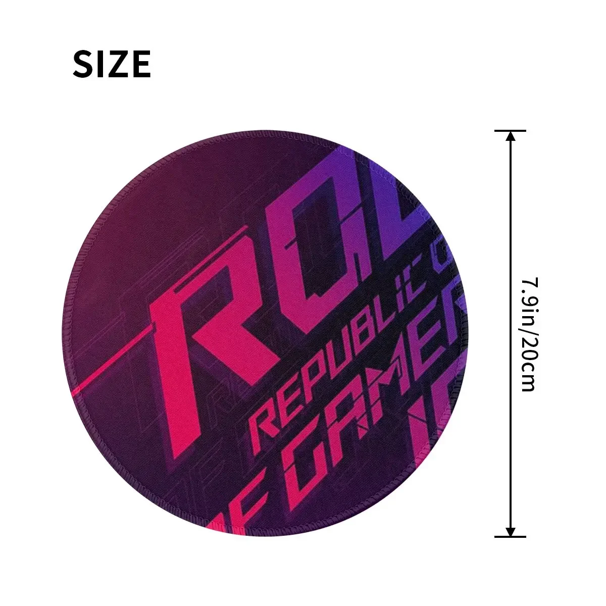Join The Republic Of Gamers ROG Asus Round Mouse Pad Computer Keyboard Mouse Mat Gaming Laptop Desk Mat Office Table Mats