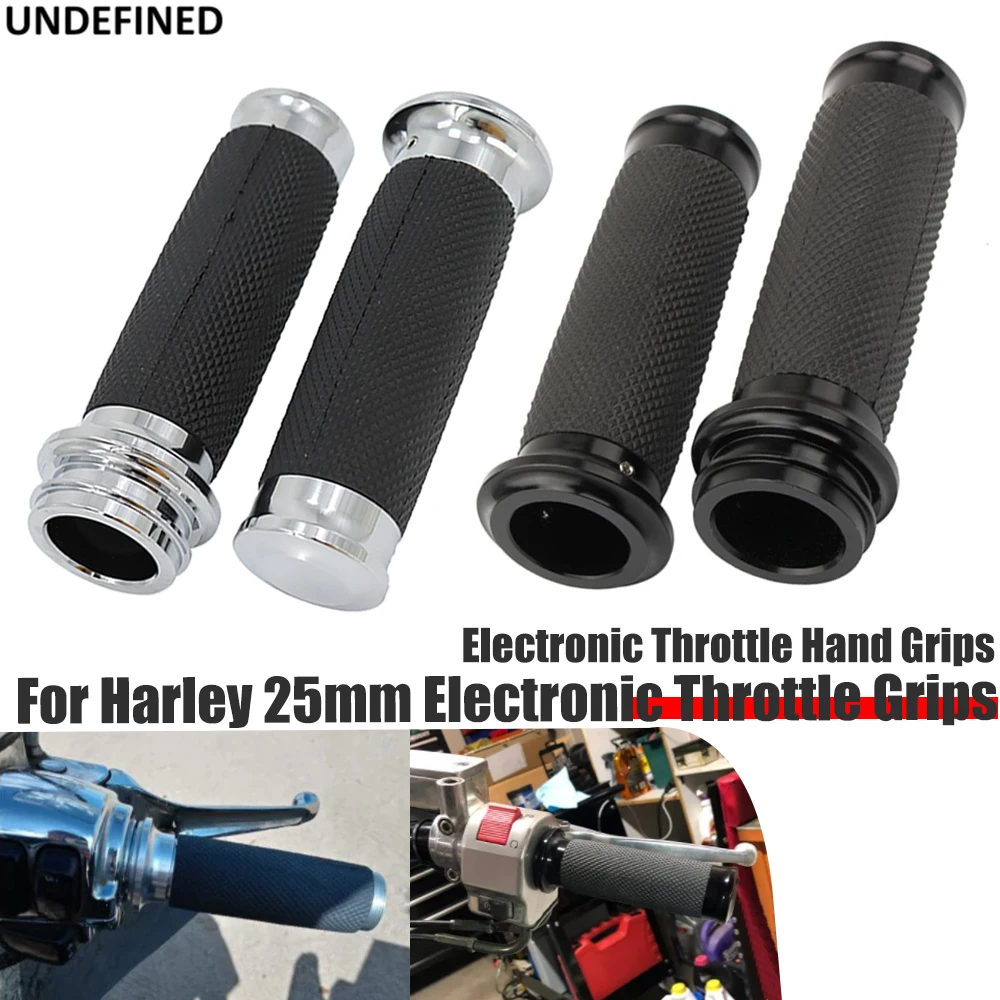 1Inch 25mm Electronic Throttle Hand Grips For Harley Touring Street Glide FLHR Dyna FXDLS Softail Motorcycle CNC Handlebar Grip