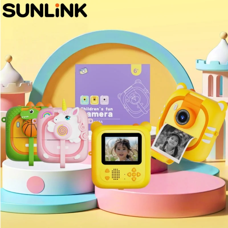 1pc-children's-hd-digital-camera-flip-lens-polaroid-instant-camera-taking-photos-recording-videos-photos-printing-machine-mp3