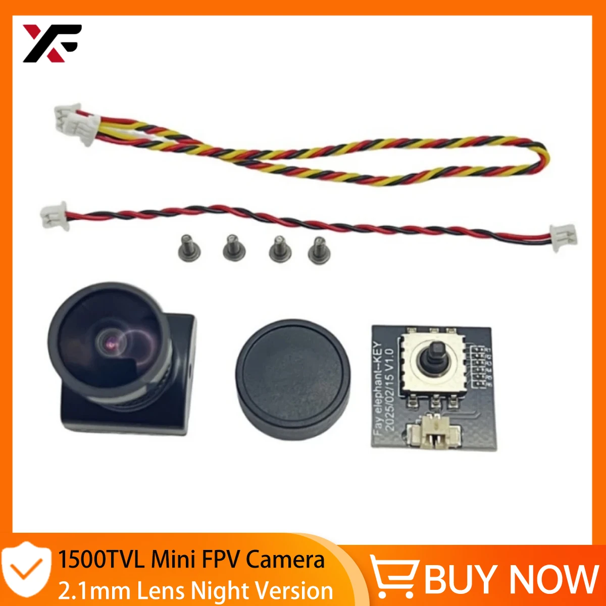 

Fpv-камера Cmos 16:9 1500TVL Мини-камера FPV Объектив 2,1 мм NTSC и PAL Регулируемый с руководством OSD для RC FPV Racing Drone