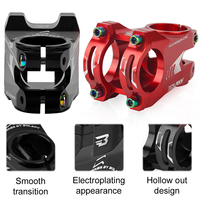 MTB Road Bike Stem CNC Mountain Bicycle Bridge Short Handlebar Stem 31.8/25.4mm High Strength Climbing Riser Cycling Accessories