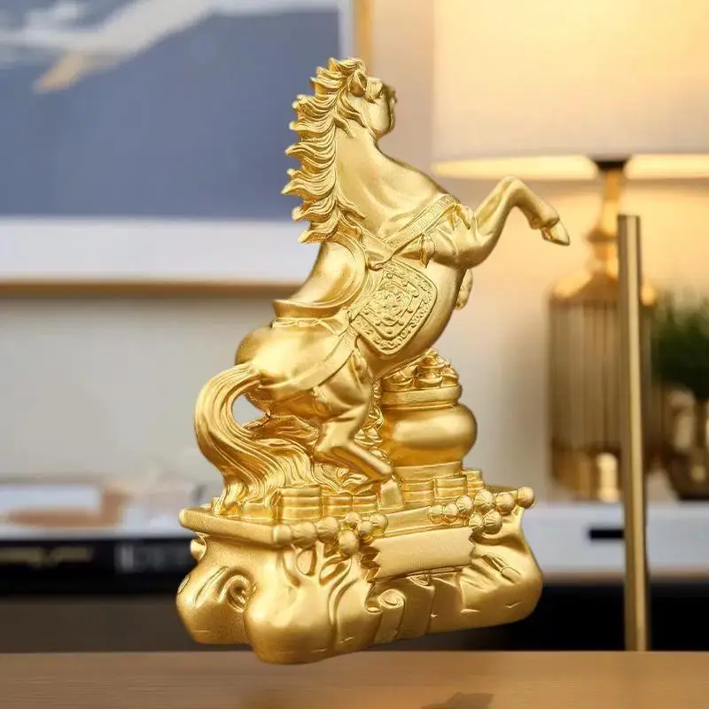 Lovably Funny Brass Horse & Monkey Key Chain, A Perfect Decorative Accent for Office & Home