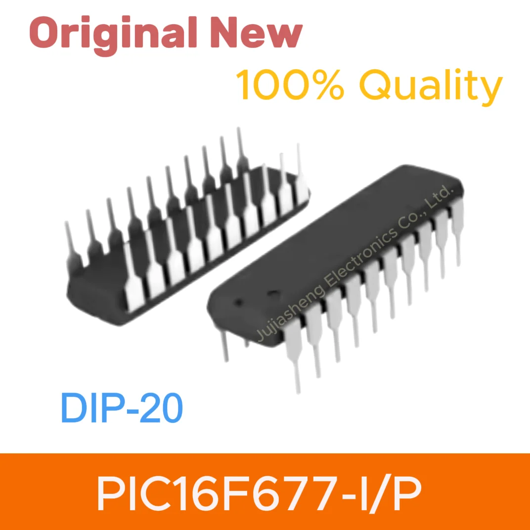 

(2pcs)PIC16F677-I/P DIP-20 100% New 8-bit Microcontroller - MCU IC integrated circuit