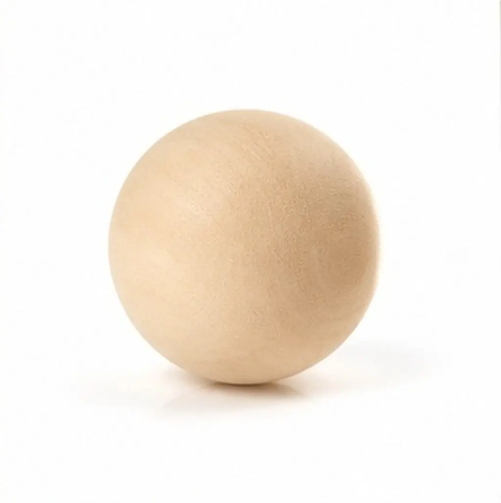15pcs 5cm Solid Wood Hockey Practice Balls – Non-Bounce for Indoor & Outdoor Field Hockey Training