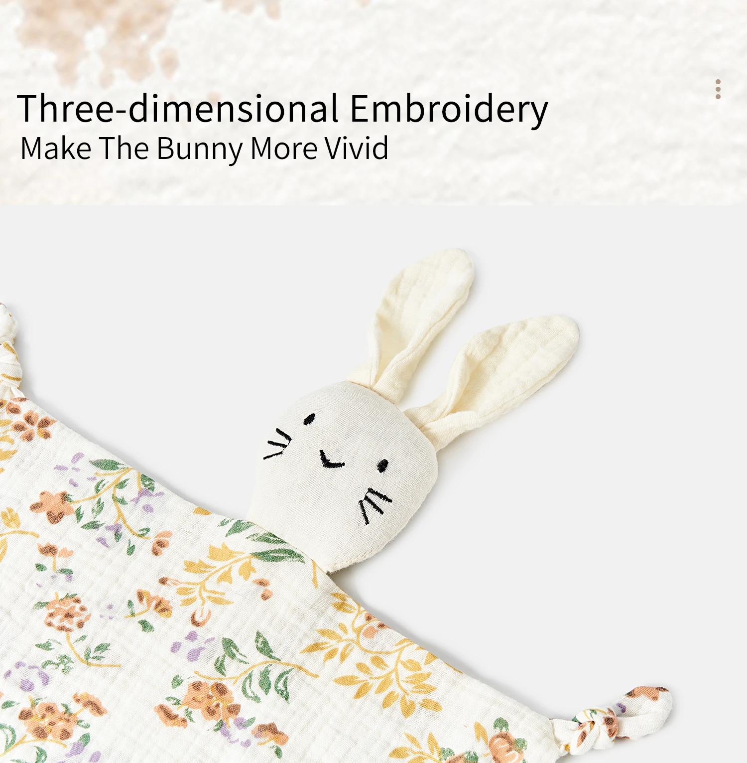 

Baby Soothing Towel: Soft Rabbit Doll,Cotton Teether,Infant Comfort,Sleeping,Nursing, Cuddling Blanket Toys for Appeasing Babies