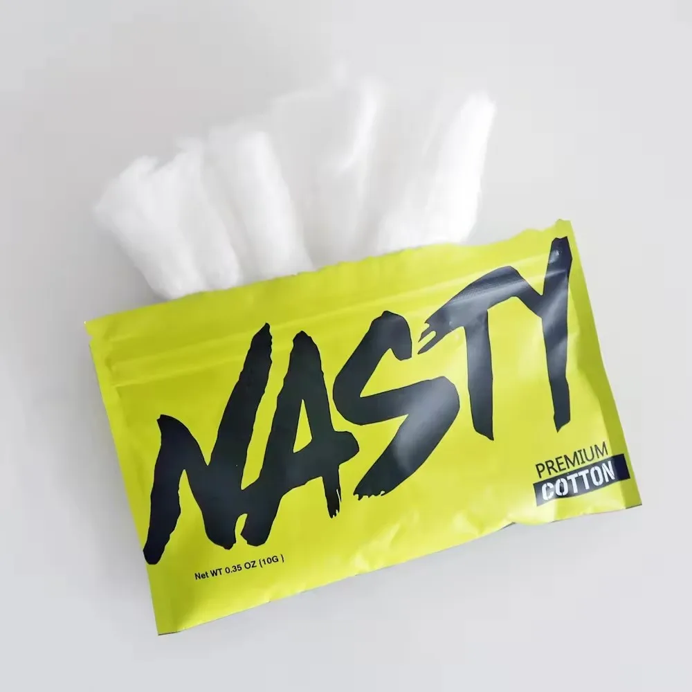 10Pack Nasty Cotton Bacon for Wick DIY Premium Heating Cotton