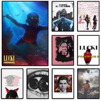 Lucki Rapper Poster HD art sticky wall waterproof home living room bedroom bar aesthetic decoration