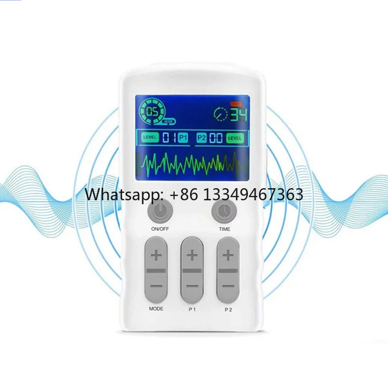 TENS Machine Physiotherapy Dual-Output 25-mode Muscle Stimulator Massage Low-Frequency Pulse Therapy Device