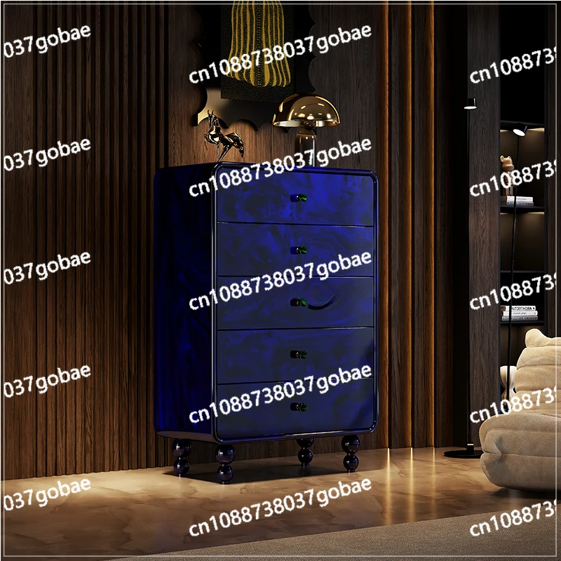 L'm'm Modern Light Luxury Locker Bedroom Living Room Small Apartment Five-Drawer Six-Drawer Cabinet