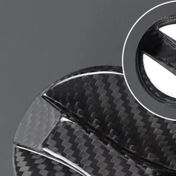 

Carbon Fiber Interior Fuel Tank Cover Trim For Kia Stinger Cerato K3-Forte Sporty Stylish Decorative Sticker Auto Interior Part