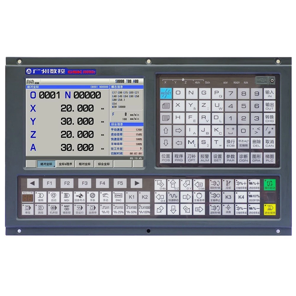 CNC controller Numerical control system of woodworking slot milling machine Woodworking machinery GSK 980MDc_Wodrut