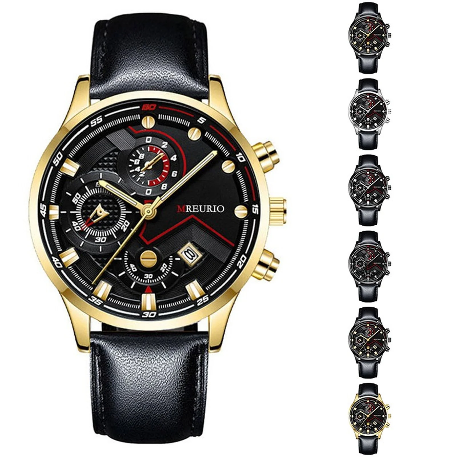 

Роскошные мужские деловые повседневные мужские часы, мужские деловые и повседневные кварцевые часы, кожаные кварцевые часы, модные мужские часы