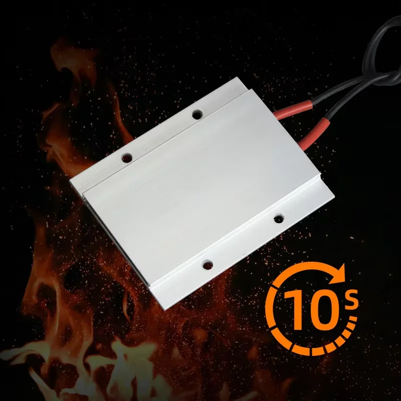 2 szt. 12 V ~ 220 V termostatyczna ceramiczna płyta grzewcza PTC montaż koraliki do lampy LED element grzejny stacja rozlutowująca 77x62mm