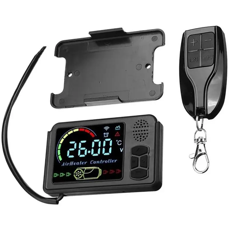 LCD Display 12V/24V Diesel Air Heater Controller 1-5Kw For Vehicle-Mounted Parking Heater With Switch And Remote Control-X67A