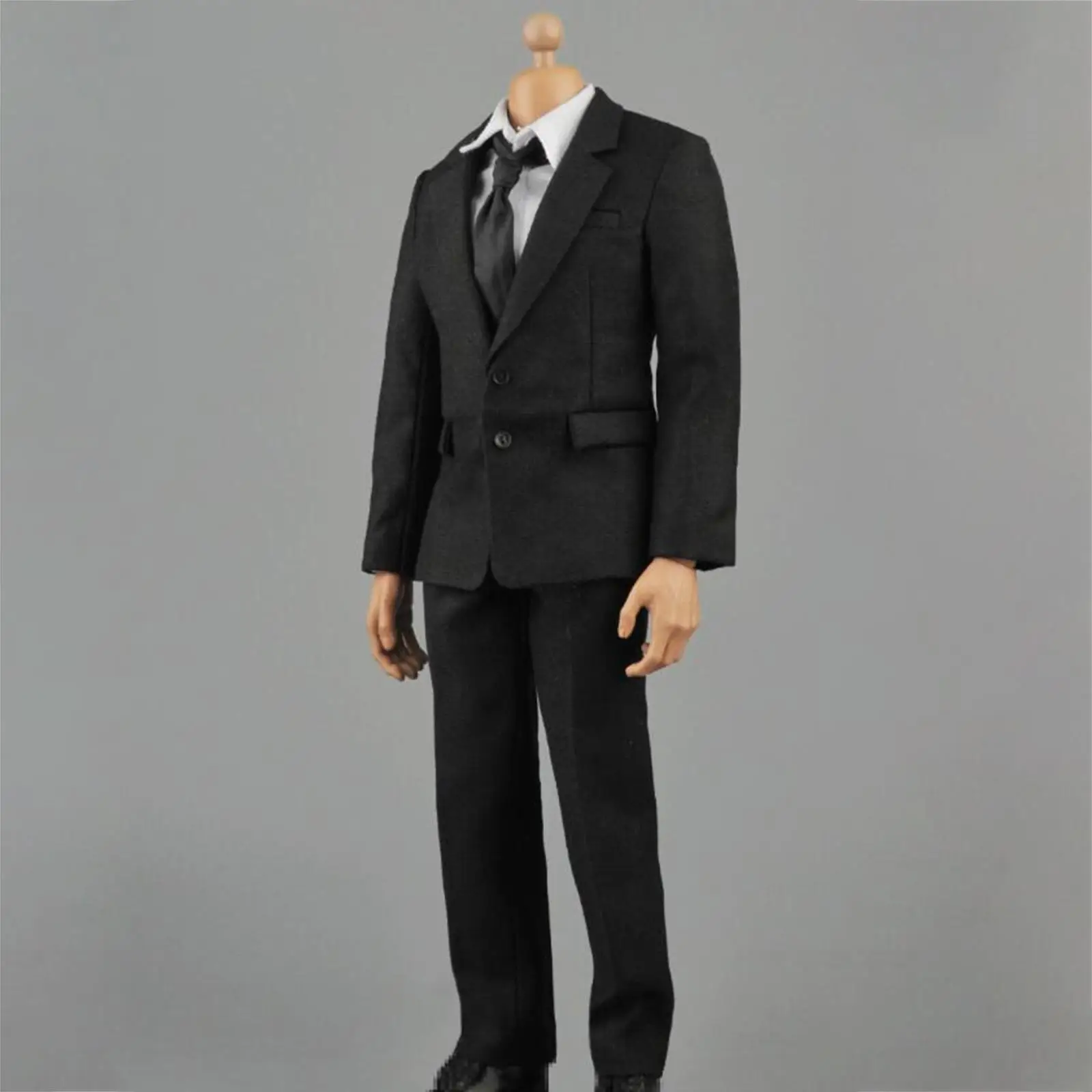 Ropa masculina a escala 1/6, traje, chaqueta, camisa, pantalón para cuerpo de figura de 12 pulgadas