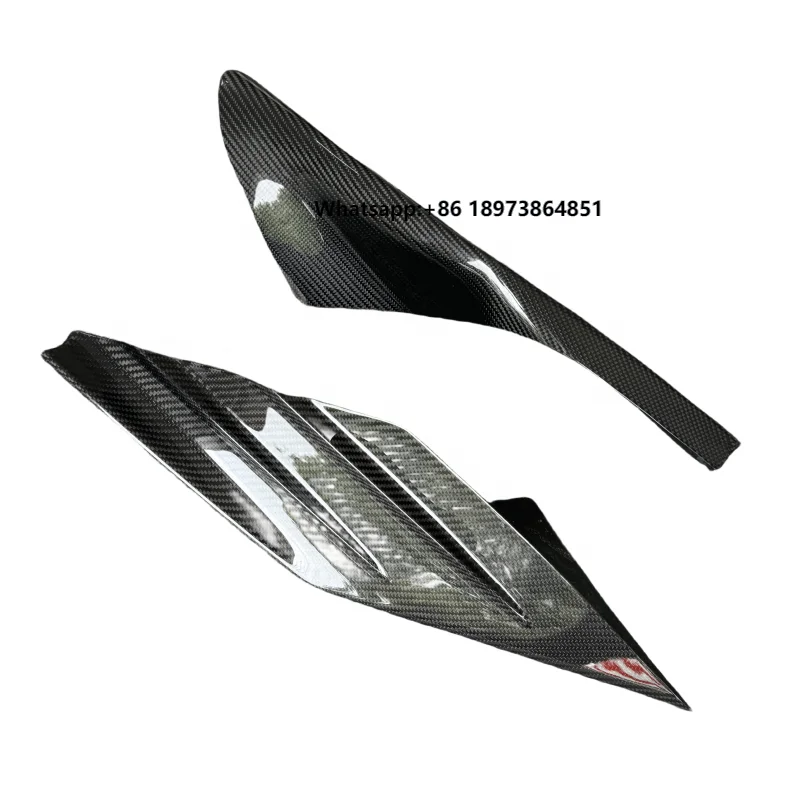 

Car Exterior Accessories PK Style Dry Carbon Fiber Side Air Intake Flaps Fender Air Vent For Ferrari F8