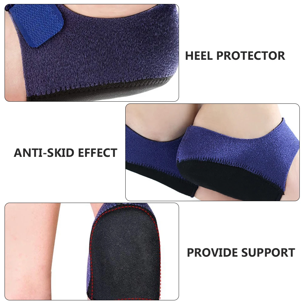 

Heel Protector Pads Protective Cover Breathable Support Cushion Cloth Sleeves Gel for Heels Cushions