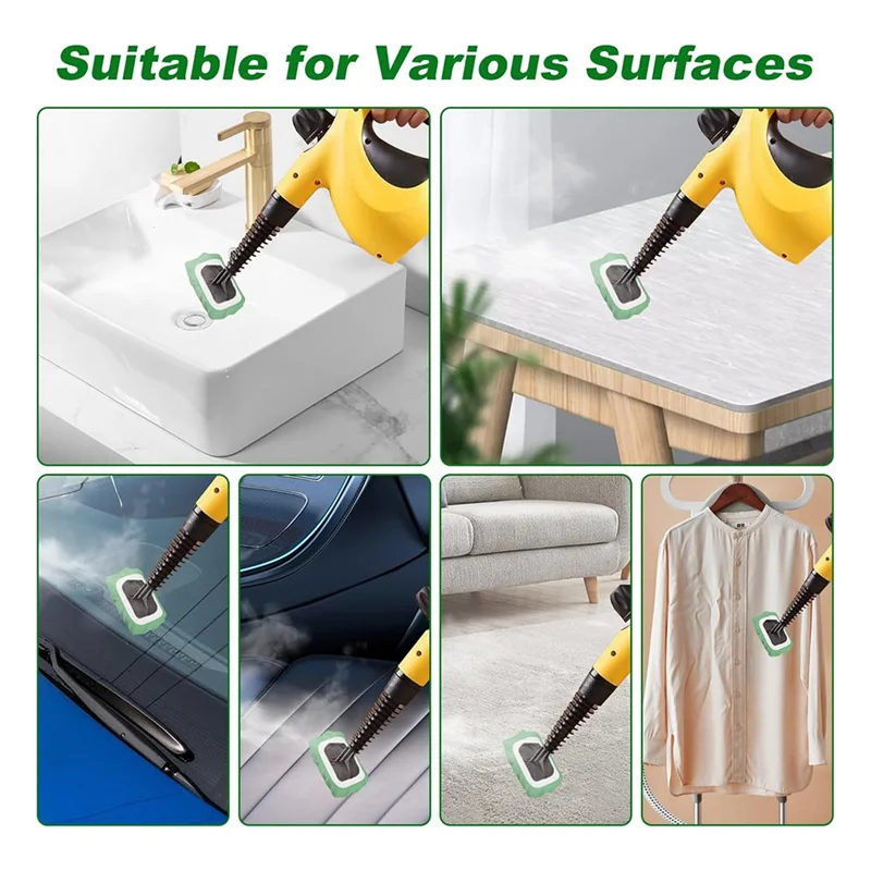 Hot Sale-Handheld Steam Cleaner Microfiber Cloths: For Bissell Steam Shot, Wagner, Pursteam, Mcculloch, Dupray, Comforday 10Pcs