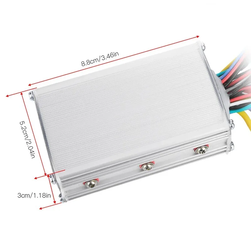 13A Brushless Controller 24V/36V/48V with LCD Display for 22.5mm Handlebar E-Scooter Electric Bike Speed Control System