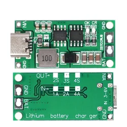 Multi-Cell 2S 3S 4S Type-C To 8.4V 12.6V 16.8V Step-Up Boost LiPo Polymer Li-Ion Charger 7.4V 11.1V 14.8V 18650 Lithium Battery