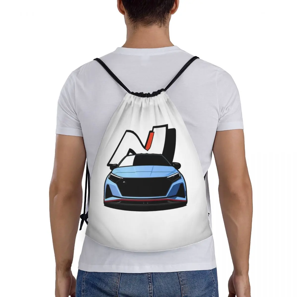 

Рюкзаки Hyundai N Performance, многофункциональные портативные сумки на шнурке, спортивная сумка, сумки для книг для студентов-путешествий