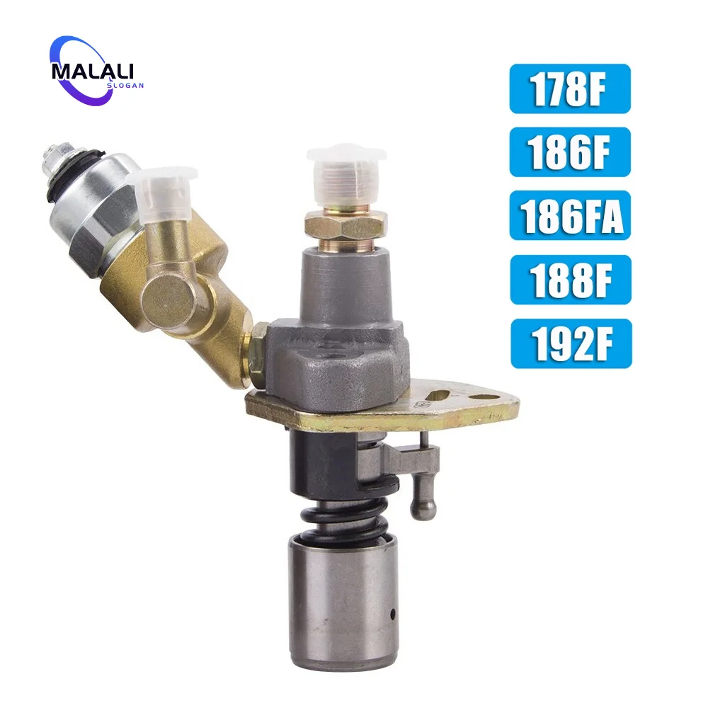 

186FA Air Cooled Diesel Engine Electric Oil Pump Fuel Injection Pump Assembly With Solenoid Valve Mute generator accessories