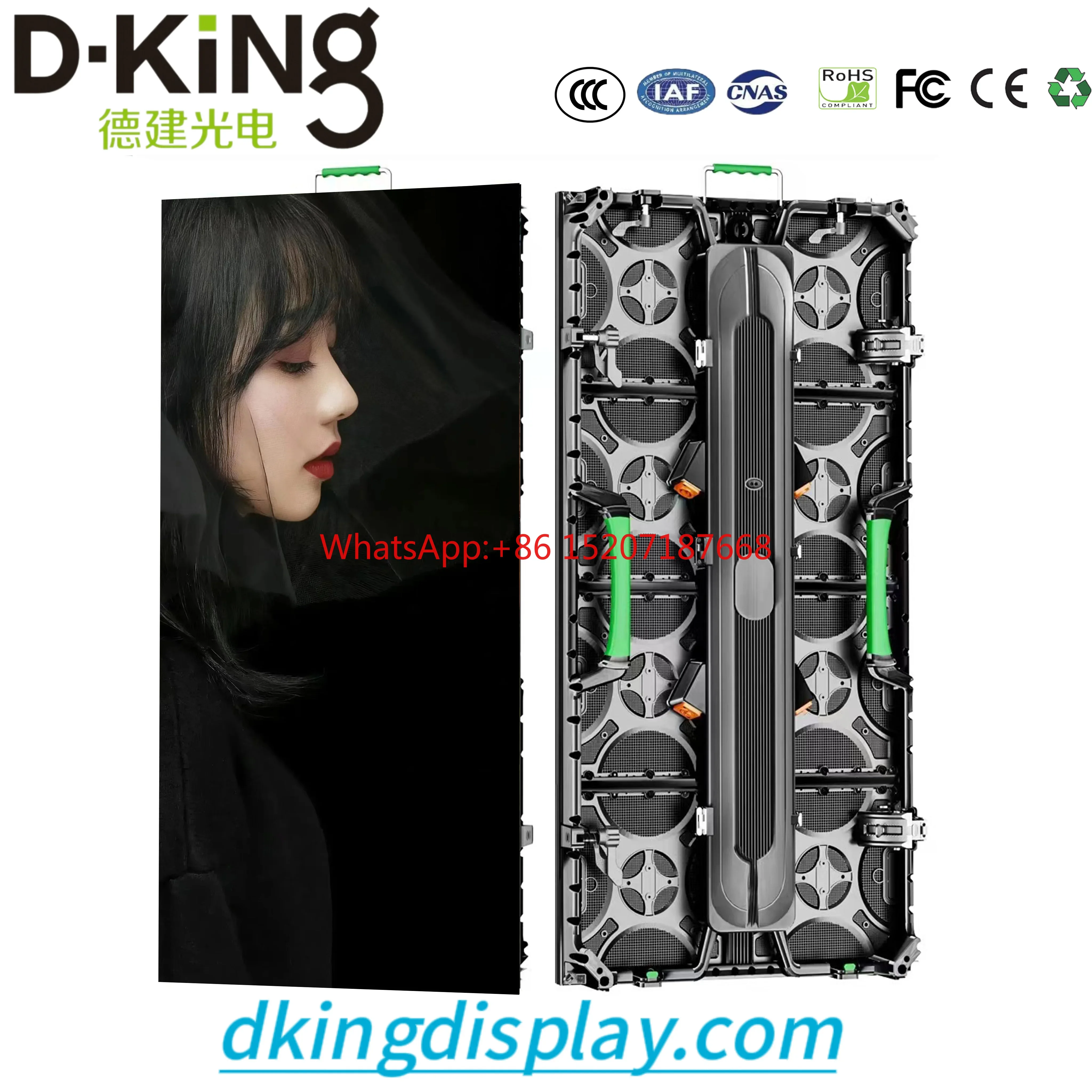 

Seamless Splicing Led Video Screen Stage Background P4.81 500x1000mm indoor Led Rental Led Display Screen