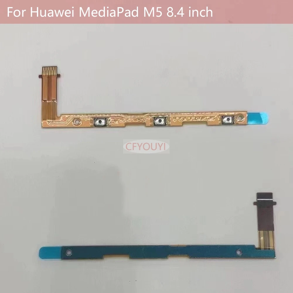 OEM Power Switch On Off Button & Volume Button Flex Cable Replacement Part  For Huawei MediaPad M5 8.4 / 10.8 inch