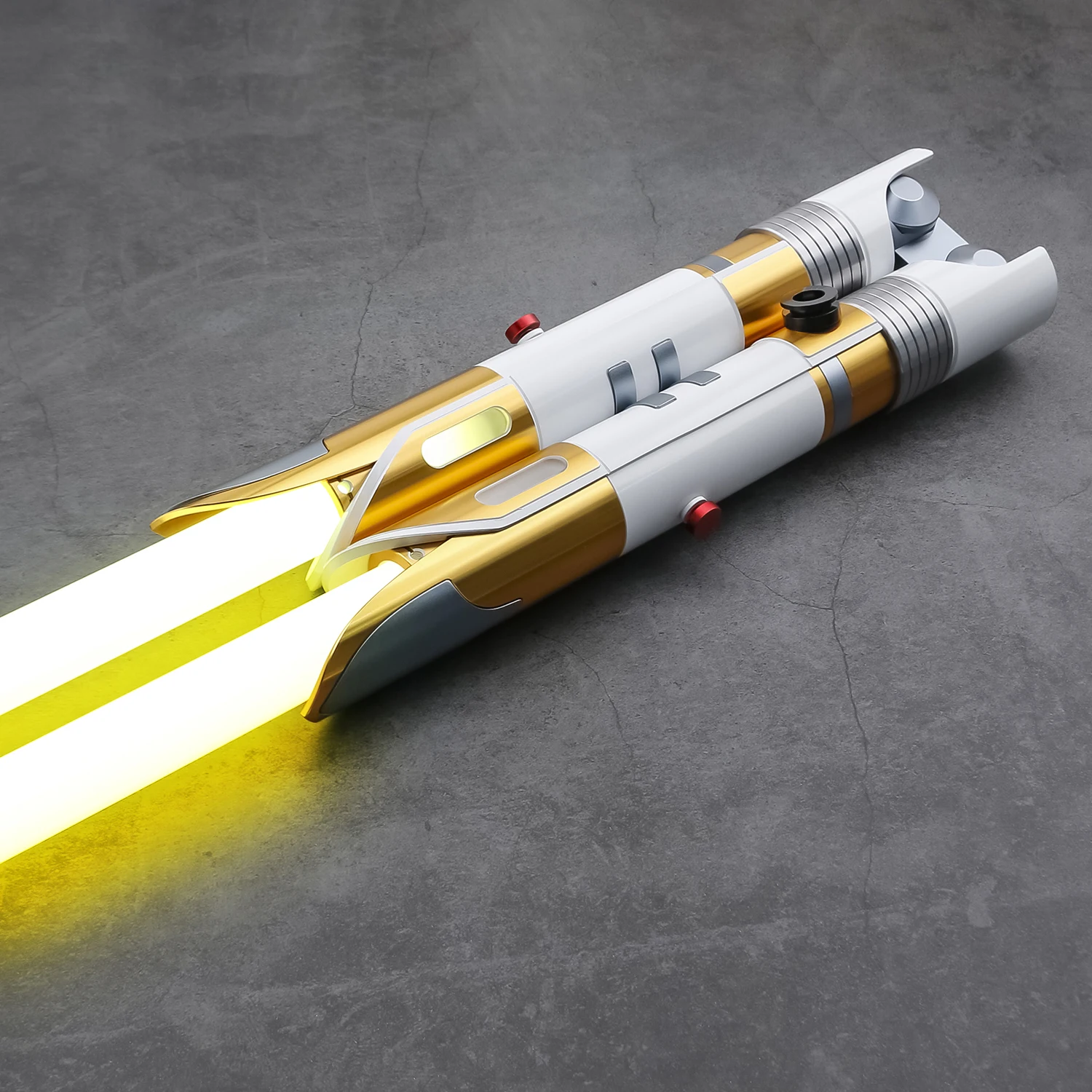 TXQSABER 2025 New High Quality Jedi Temple Heavy Dueling Lightsaber Metal Hilt Proffie 2.2 Sword SNV4 Neo Pixel Laser Cosplay