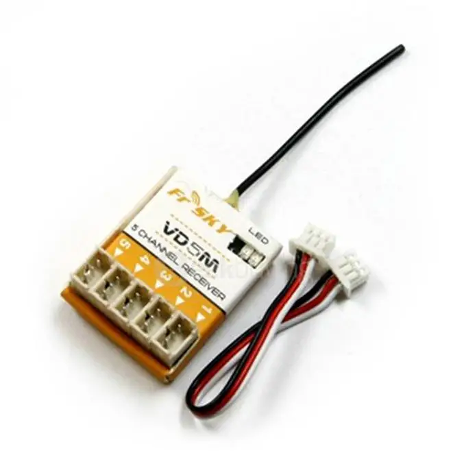FrSky 2.4G 5-channel Two-way Receiver (Nano JST connector) VD5M  RSSI (PWM) CPPM for V8FT V8JT DFT DJT DHT V8 D8R