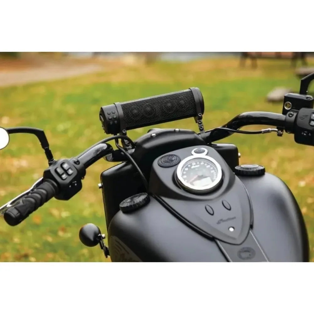 home.2720 MTX Road Thunder Weather Resistant Motorcycle Sound Bar Plus: 300 Watt Handlebar Mounted Audio Speakers with