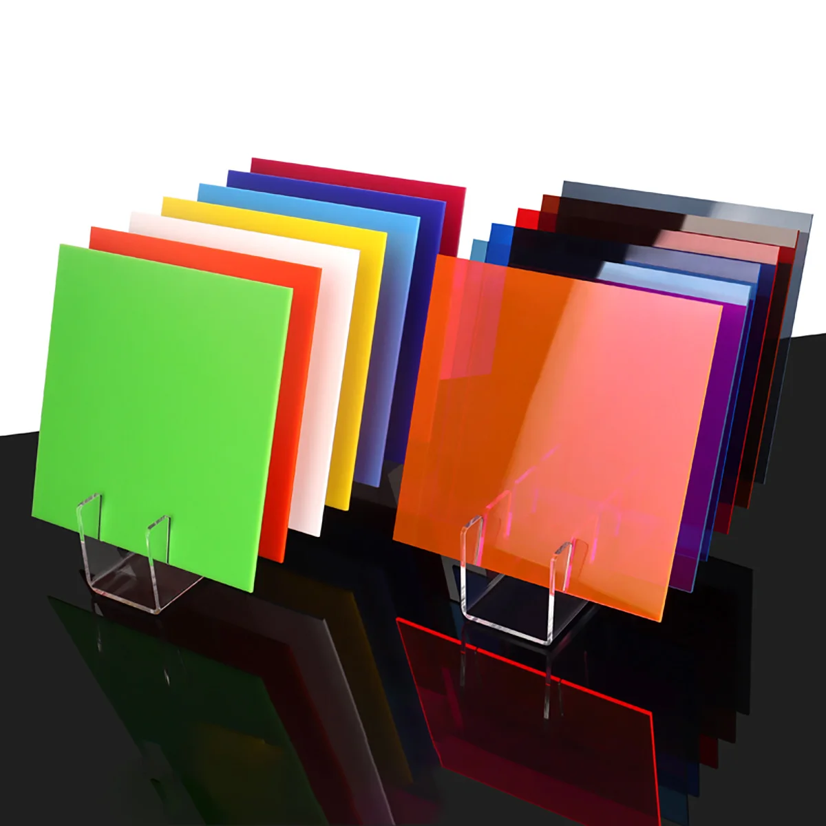 لوح أكريليك ملون لوح بلاستيكي ملون 100x100-300x400 مللي متر سميك 2-5 مللي متر لتقوم بها بنفسك بناء نموذج إطار الصورة الحرفية معالجة #6