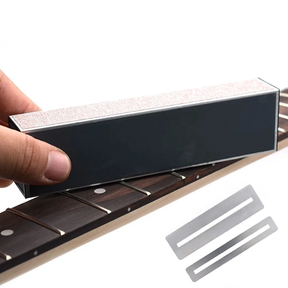 Guitar Fret Sanding Leveler Beam Leveling Rod with Self-adhesive Sandpaper - Repair & Care Polishing - Luthier's Tools