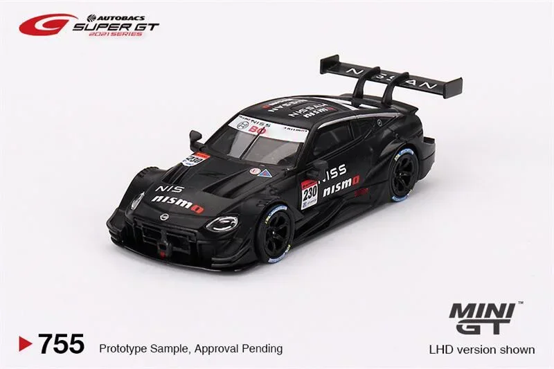 日産-lhdカーモデル,ミニgt 1:64 z gt500 #230, 2021